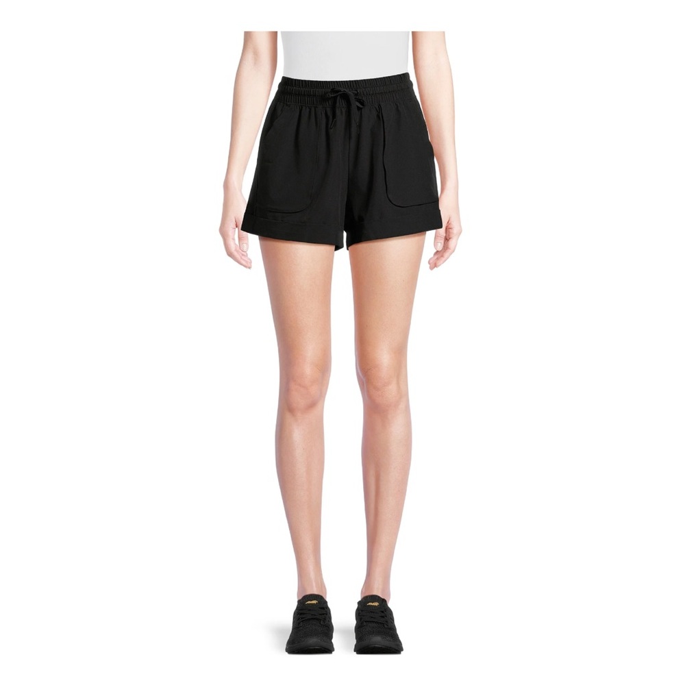 Avia Women's Woven Shorts with Porkchop Pockets, 3" Inseam